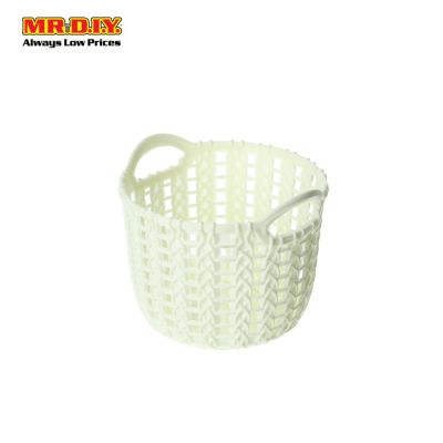 (MR.DIY) Round Plastic Basket 11*9cm