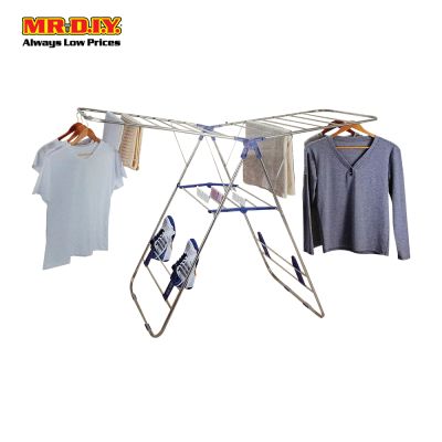 (MR.DIY) Premium Stainless Steel Foldable Clothes Drying Rack (146cm x 60cm)