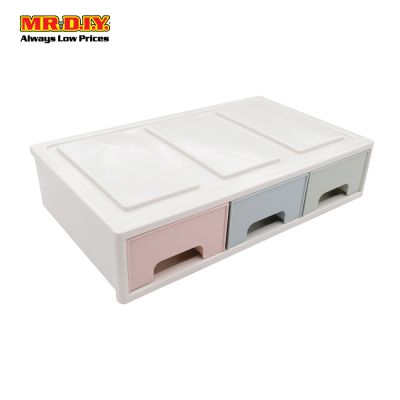 (MR.DIY) 3 Drawers Storage Box (32cm x 19cm)