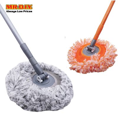 (MR.DIY) Round Microfiber Cleaning Mop With Holder