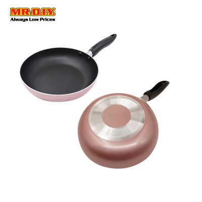 (MR.DIY) Premium Stainless-Steel Non-Stick Coating Fry Pan (24cm)