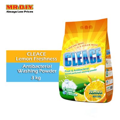 CLEACE Lemon Freshness Antibacterial Washing Powder (3kg)