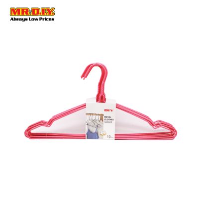 (MR.DIY) Metal Clothes Hanger MHP509 - 10pcs
