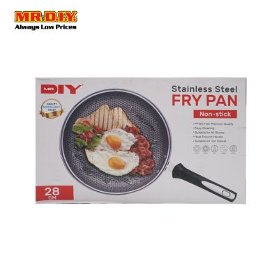 (MR.DIY) Non-stick Stainless Steel Fry Pan (28cm)