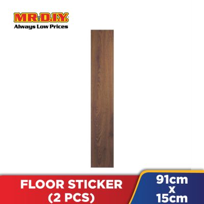 (MR.DIY) Wood Design Floor Sticker (91x15cm)