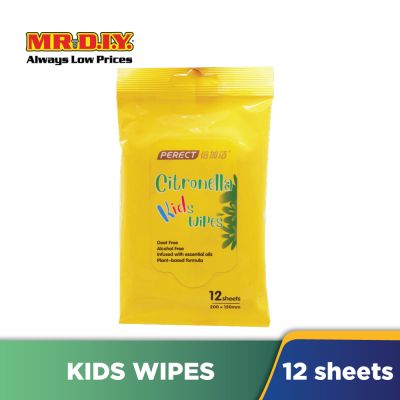 Citronella Kids Wipes (12 Sheets)