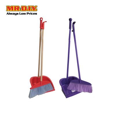 (MR.DIY) Broom and Dustpan Set Cleaning