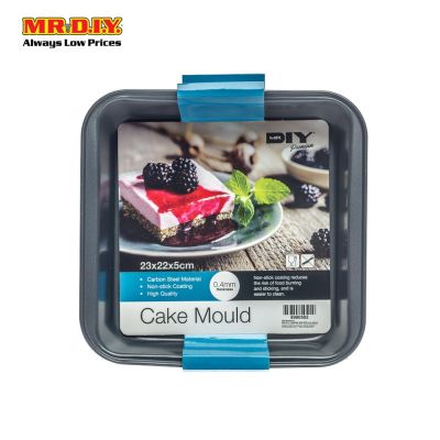 (MR.DIY) Premium Non-Stick Square Cake Mould Pan (23cm x 22cm)