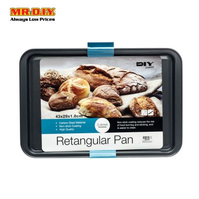 (MR.DIY) Premium Rectangular Pan (43x29cm)