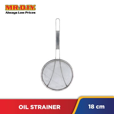 (MR.DIY) SIEVE Stainless Steel Oil Strainer (18cm)