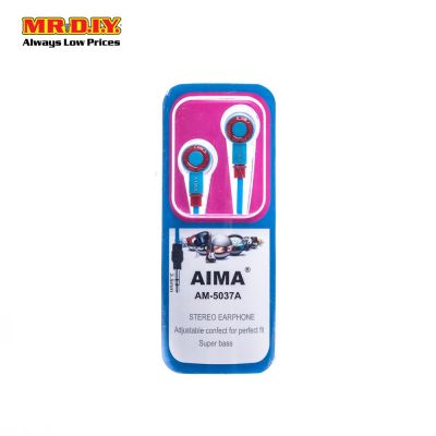 AIMA (AM-5037A) Stereo Earphones