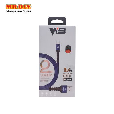WB WB-B306 Fast Charging Micro-USB Data Cable 2.4A (2m)