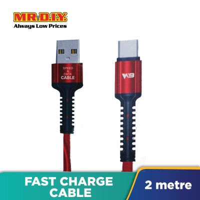 WB Fast Charge Cable 2.4A Type C (2m)