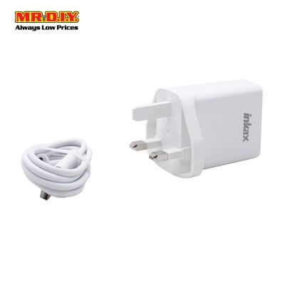 (MR.DIY) 18W 3.4A Type-C Fast Charger Set With Adapter