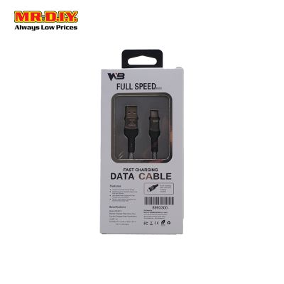 WB WB-B615 Fast Charging USB Type-C Data Cable 2.4A (1m)