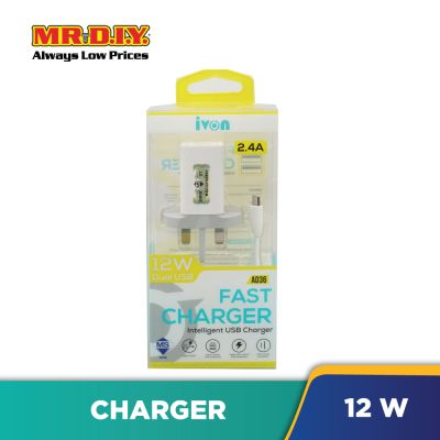 IVON 2.4A Fast Charger (12W)