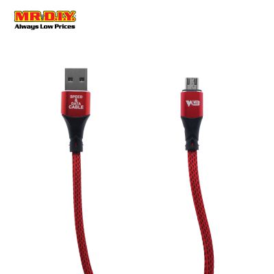 WB 3.1A Micro USB Cable for android phone 2 Meter WB-B344-V8-V8