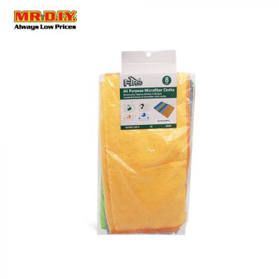 FIRSD Cleaning Soft Microfiber Cloth 8pcs (35.5cm X 35.5cm)