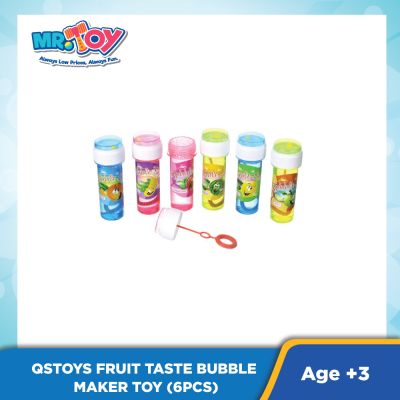 QSTOYS Fruit Taste Bubble Maker Toy (6pcs)