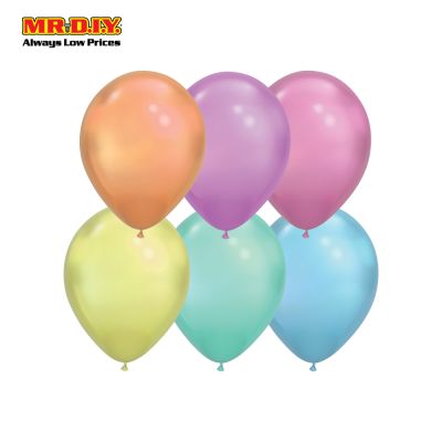 (MR.DIY) Latex Pastel Colour Round Balloons (12&#039; x 6pcs)