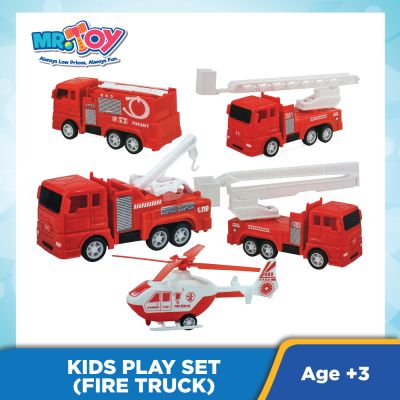 JKL Kids Play Set Fire Truck Fire Department Heroes