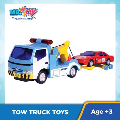 LILITOYS Police Wrecker Vehicle Model Playset for Kids 32527