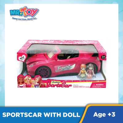 Fashion Beauty Sportscar With Doll For Kids 7896