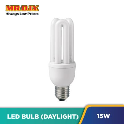 (MR.DIY) 3U Shape LED Bulb Daylight 15W (1pcs)