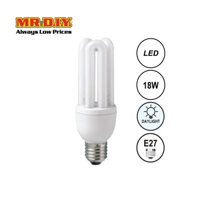 [BEST SELLER] (MR.DIY) 3U Shape Bulb Daylight E27 (18W)
