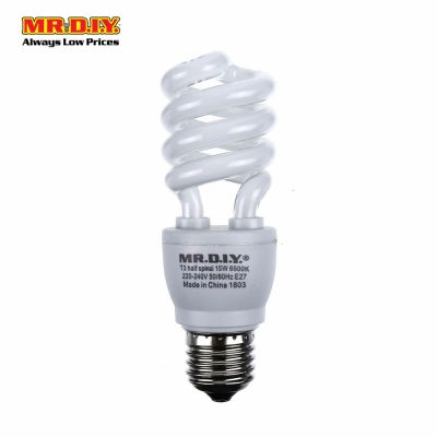 (MR.DIY) Spiral Shape LED Bulb Daylight 15W