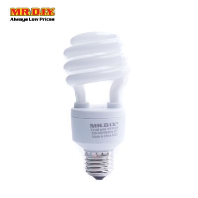 (MR.DIY) Spiral Shape LED Bulb Daylight 18W (1pcs)