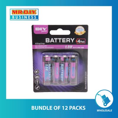 MR.DIY Alkaline AA Battery (4pcs)