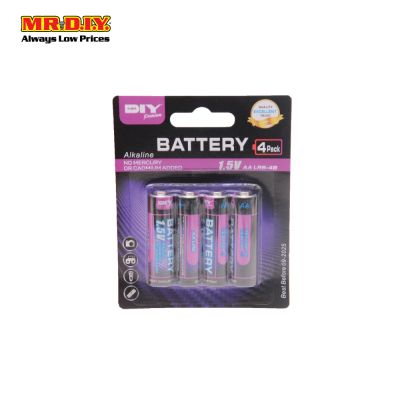 (MR.DIY) Alkaline AA Battery (4pcs)
