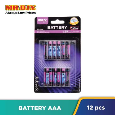 (MR.DIY) Alkaline AAA Battery (12pcs)