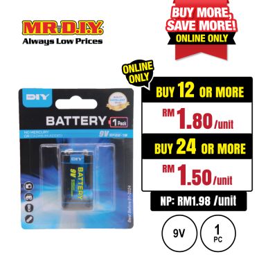 (MR.DIY) 9V Zinc Carbon Super Extra Battery