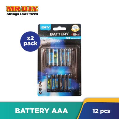 (MR.DIY) Super Extra AAA Battery (24pcs)