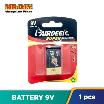 PAIRDEER Super Alkaline Battery 9V