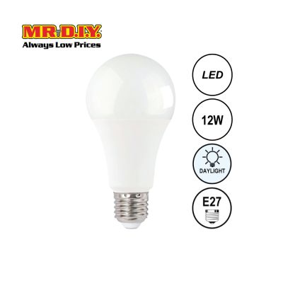 (MR.DIY) Round Shape LED Bulb Daylight A70 12W 1200lm