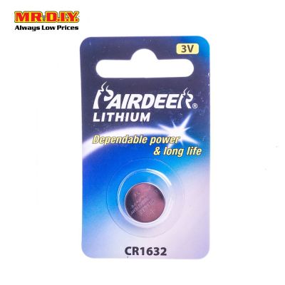 PAIRDEER Lithium Cell Battery (1pc) 