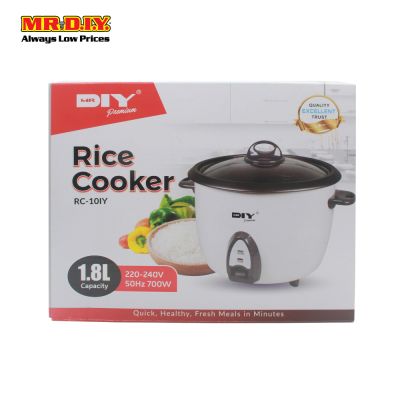 (MR.DIY) Premium Electric Rice Cooker 1.8L RC