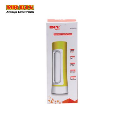 (MR.DIY) Small Rechargeable Emergency Light and Torch Light YG-SW02U