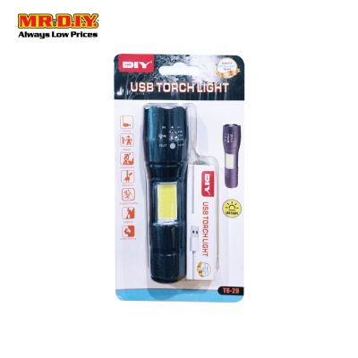 (MR.DIY) USB Rechargable Torchlight