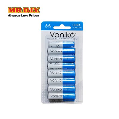 Voniko Alkaline Battery AA Batteries - 16 pcs