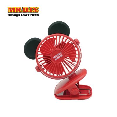 Disney Mickey USB Rechargeable Clip Fan (500mAh)