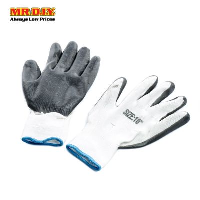 (MR.DIY) Safe Fit Rubber Palm Work Glove