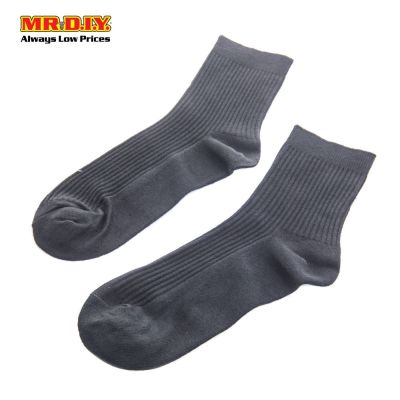 (MR.DIY) Student Socks 3pcs BK