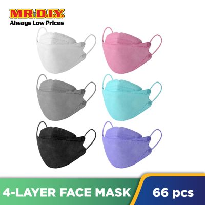 (MR.DIY) 4-ply KN95 Face Mask (66 pcs) NEW DESIGN