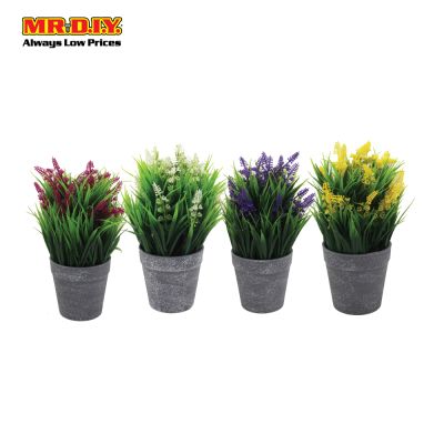 (MR.DIY) Decorative Artificial Flowering Grass Plant YJ-01144