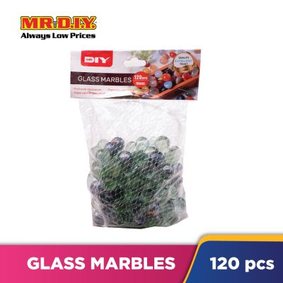 (MR.DIY) Glass Marbels Colour (120 pieces)