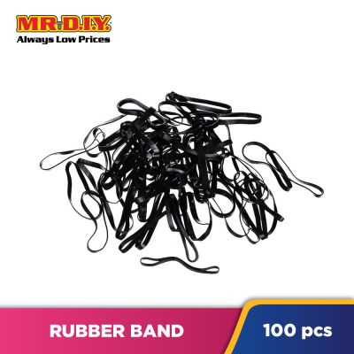 (MR.DIY) Black Rubber Band (100pcs)
